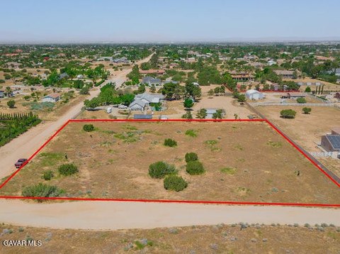 Palmdale Corner Lot for Custom Home