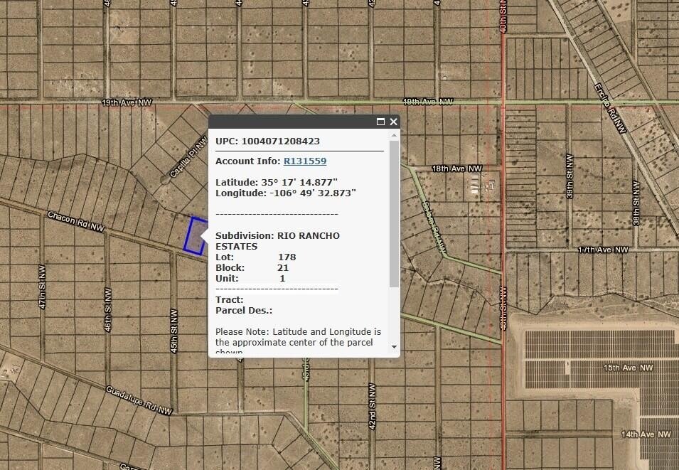 Rio Rancho Land Opportunity