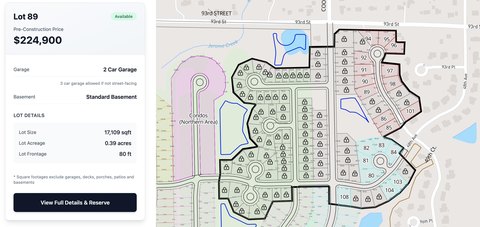 Residential Lot in Pleasant Prairie