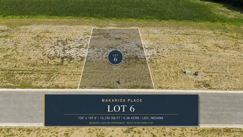 LOTS AND LAND, Leo, IN