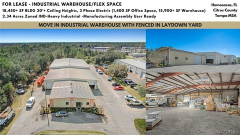 Industrial Flex Building with Laydown Yard