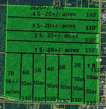 Land Tracts in Pulaski County