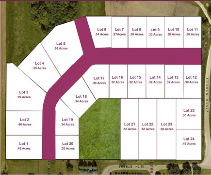 Residential Land in Quasqueton, Iowa