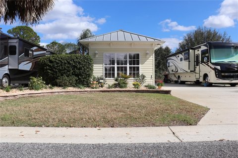 RV Resort Back-In Lot with Concrete Pad