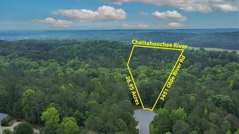 26+ Acres on Chattahoochee River