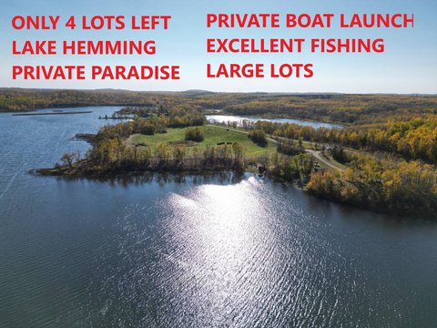 Land Lots on Lake Hemming