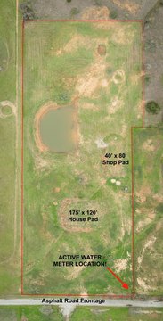 Acreage Tract with Pond and Pads