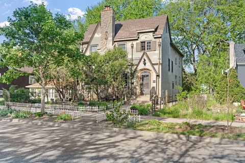 Tudor Duplex with Tuck-Under Garage