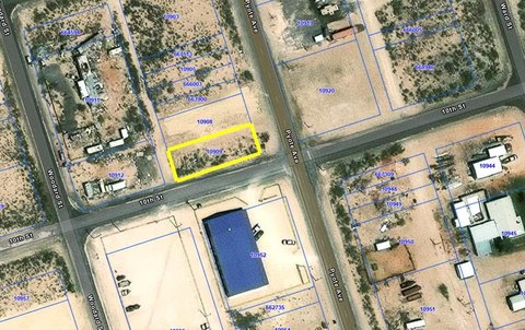 Corner Lot in Pyote, TX