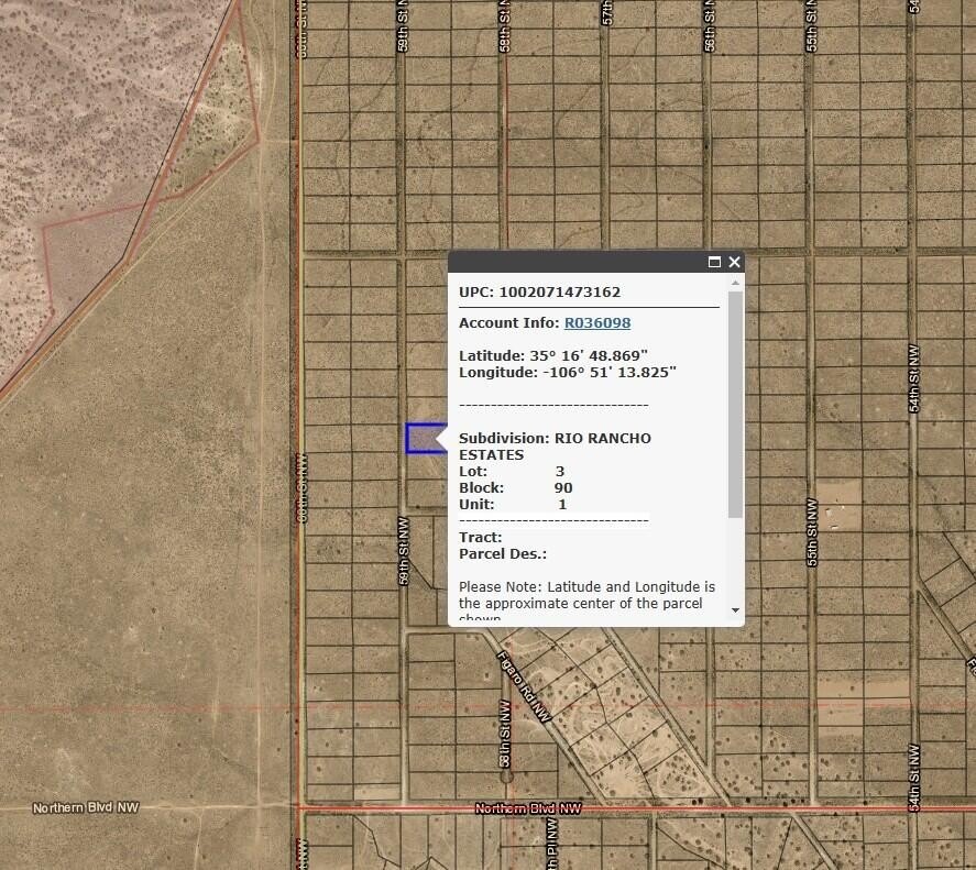 Residential Land in Rio Rancho
