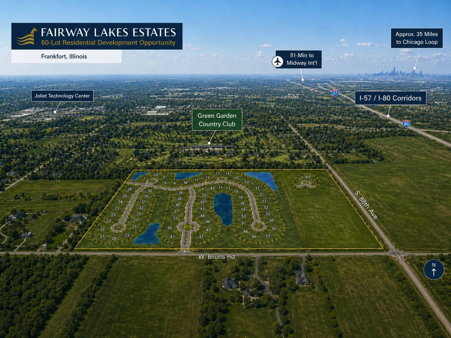 Residential Land in Frankfort, IL