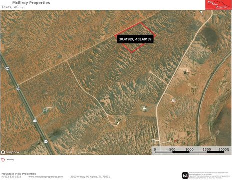 Alpine, TX Land For Sale