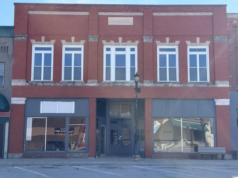 Mixed-Use Building with Two Storefronts