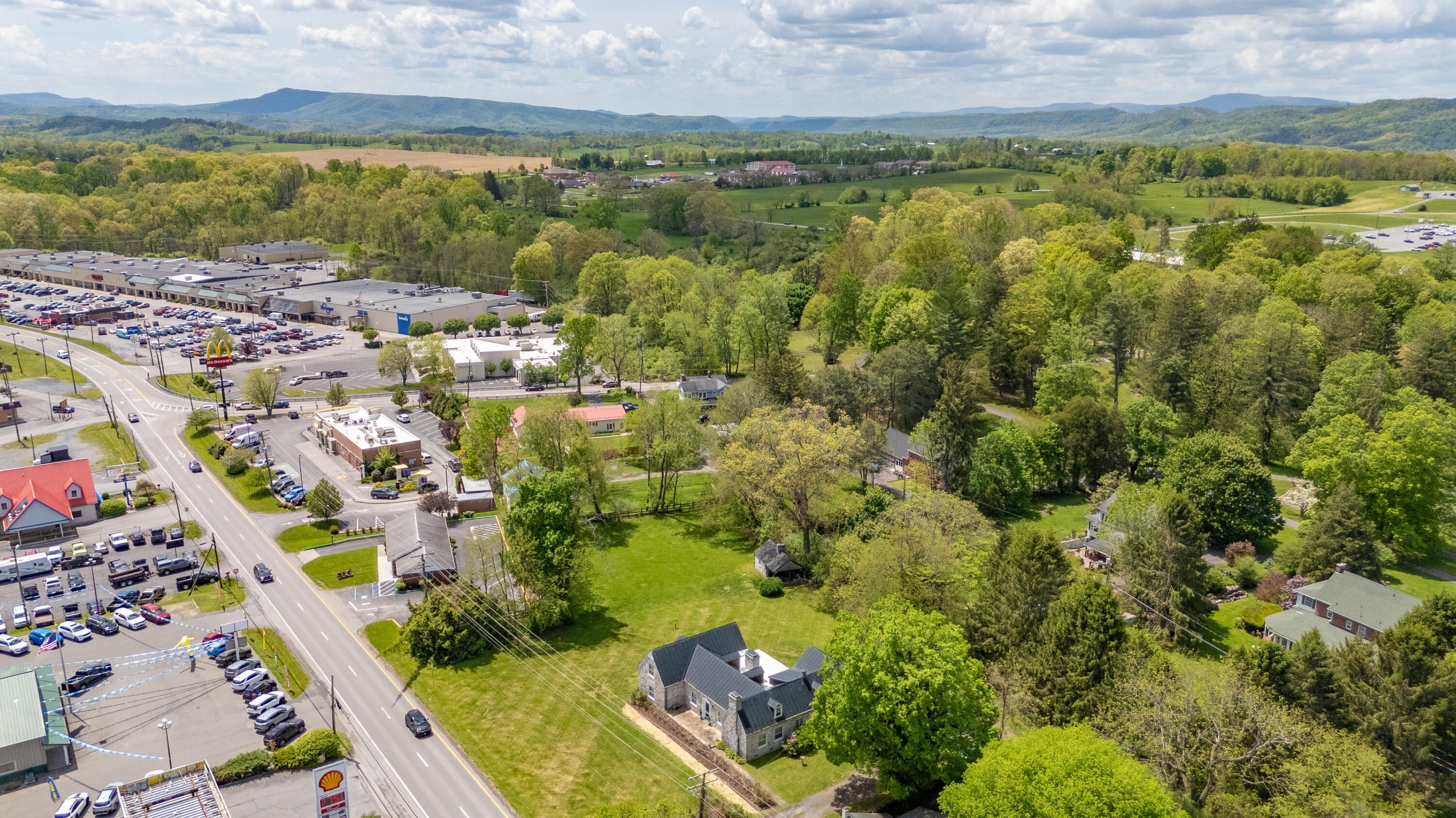 Picturesque Stone Home with Commercial Zoning