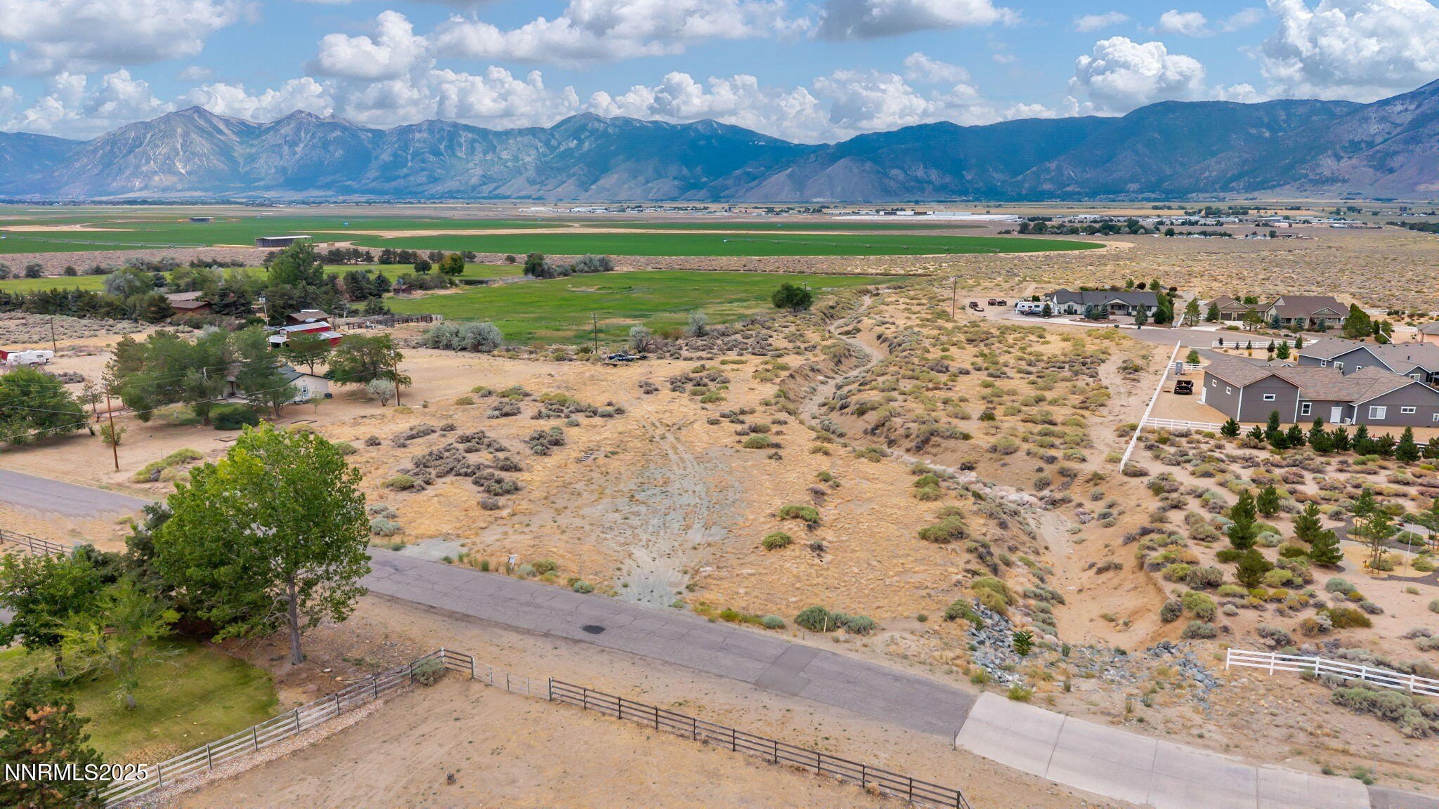 Minden Land with Mountain Views