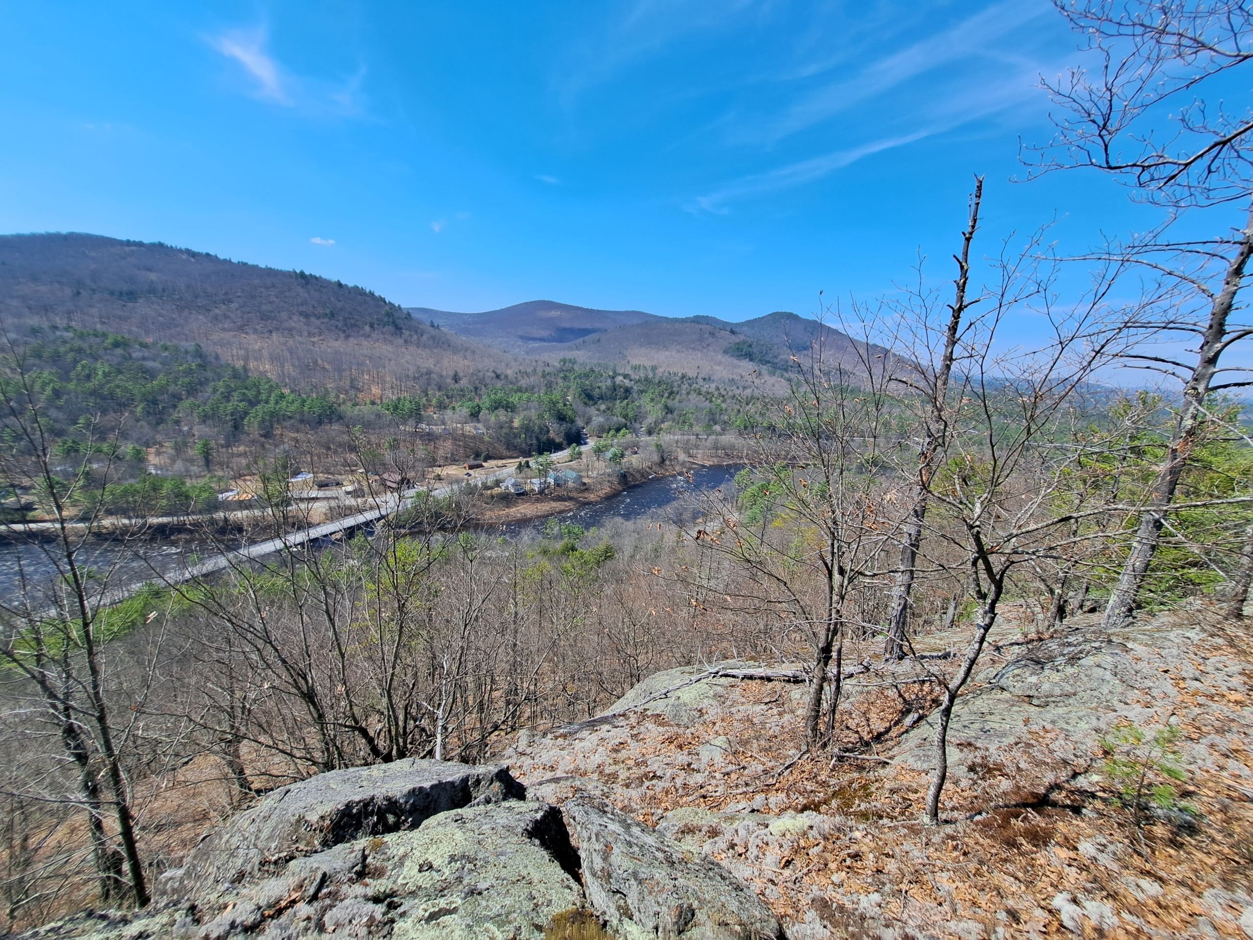 Undeveloped Adirondack Forestland on Hudson River