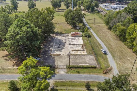 Fenced Industrial Land with Concrete Slab