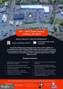 Retail Storefront in Chalfont, PA