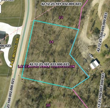 Residential Land in Vincennes, IN