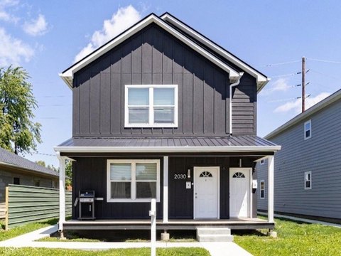 Modern Duplex with Separate Utilities