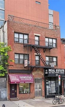 Brick Mixed-Use Building with Retail