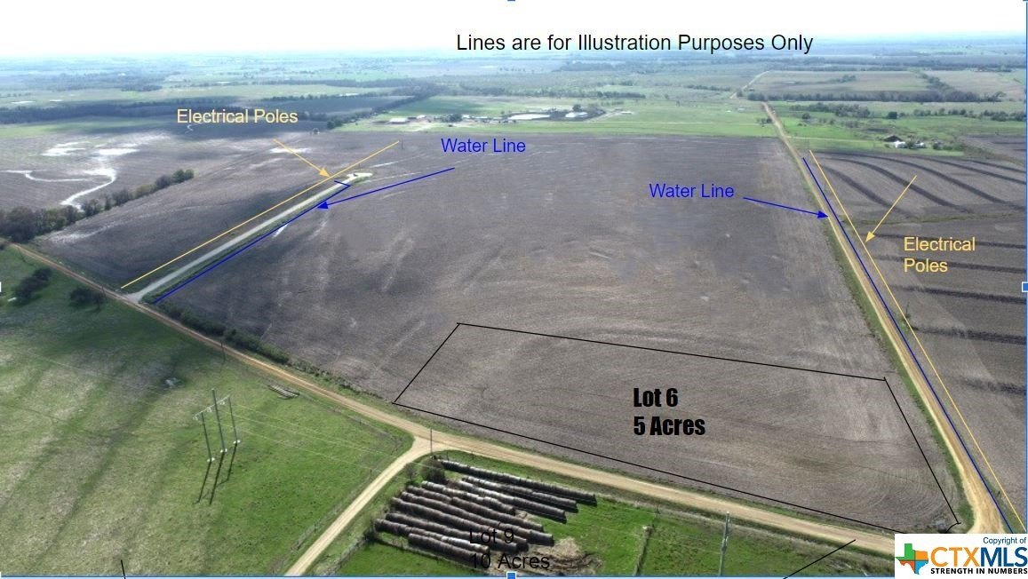 Unrestricted 5-Acre Lot in Cameron, TX