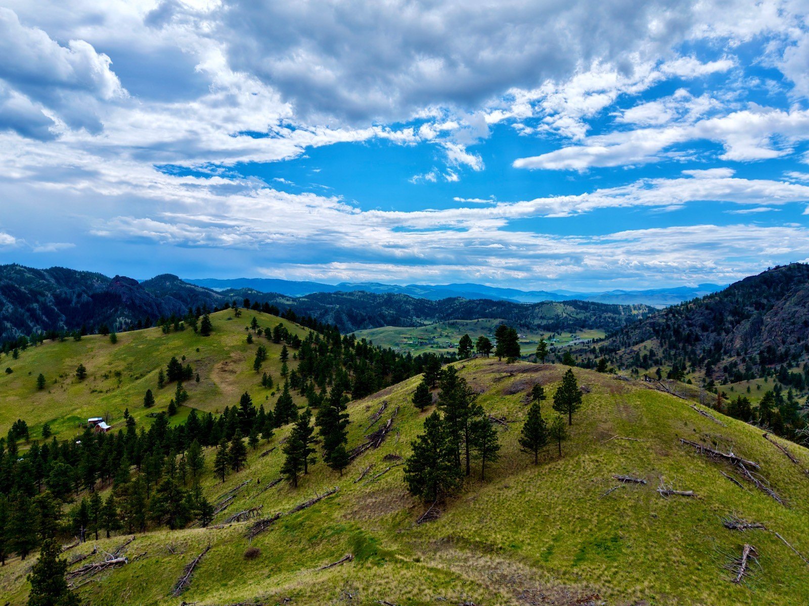Montana Land with Mountain Views