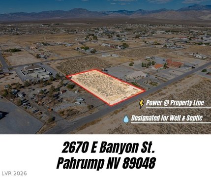 Land, Pahrump, NV