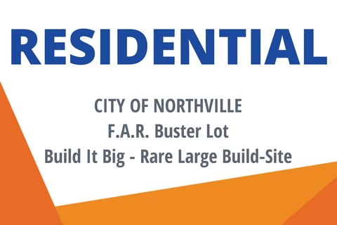 Downtown Northville Home Build Site
