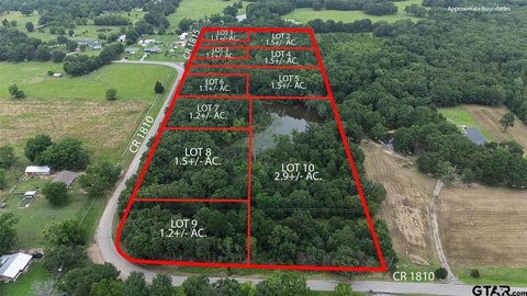 East Texas Acreage with Pond