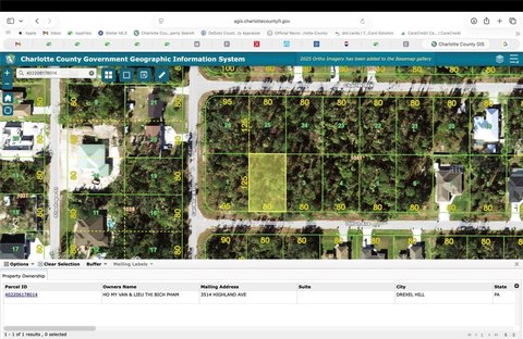 Residential Land in Port Charlotte
