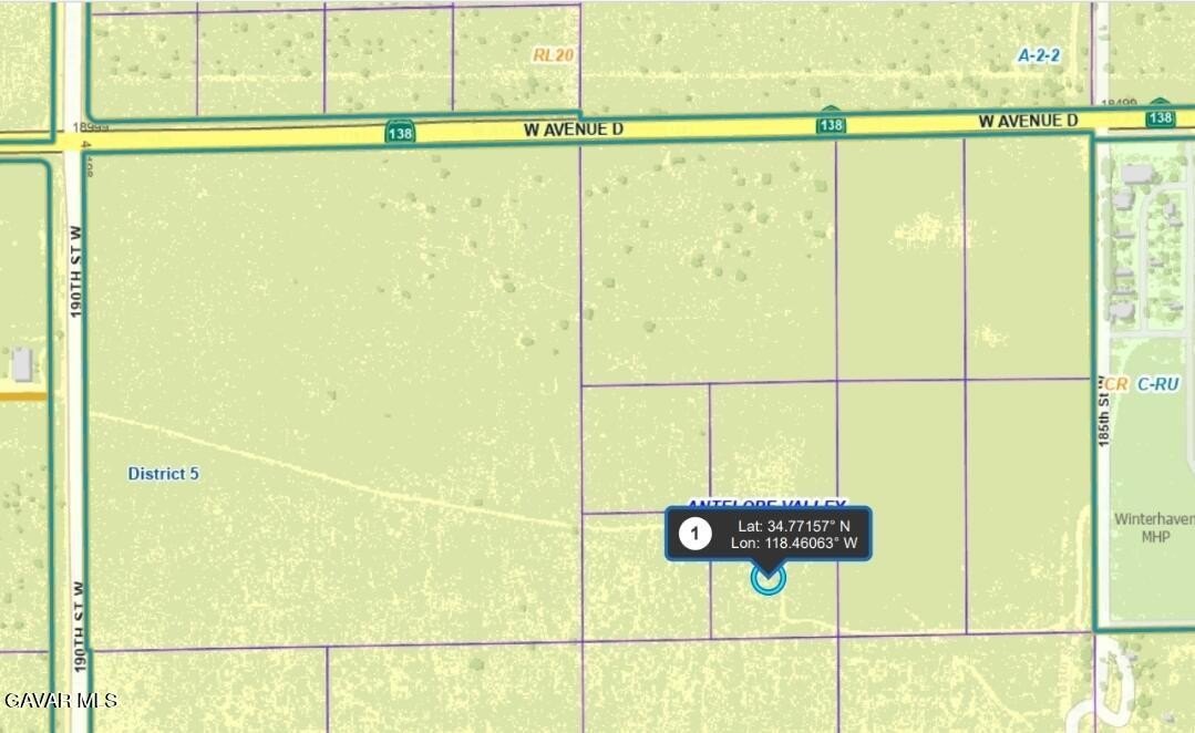 Fairmont, CA 2.5-Acre Parcel