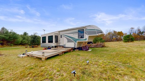 Harmony, ME Land with Camper