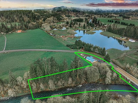 Riverfront Commercial Property with Living