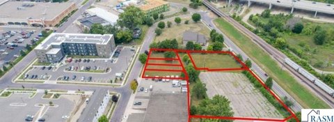 Fenced Commercial Land