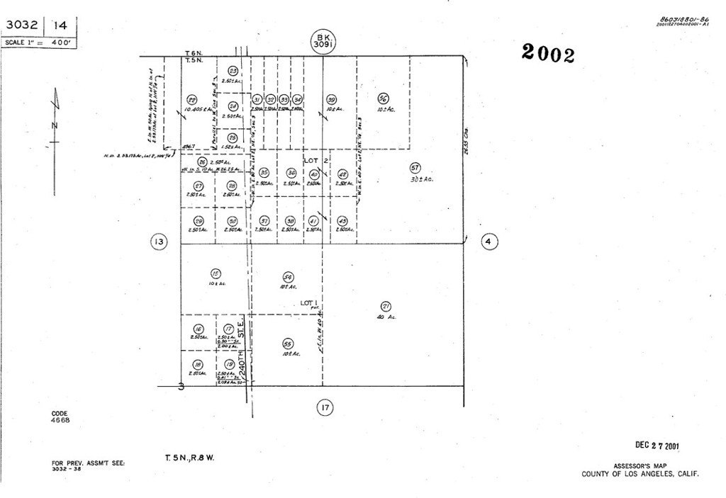 Lancaster Land with Desert Views