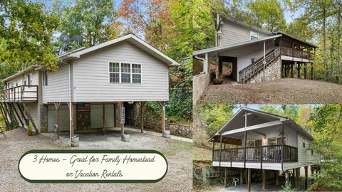 Three-Home Short-Term Rental Property