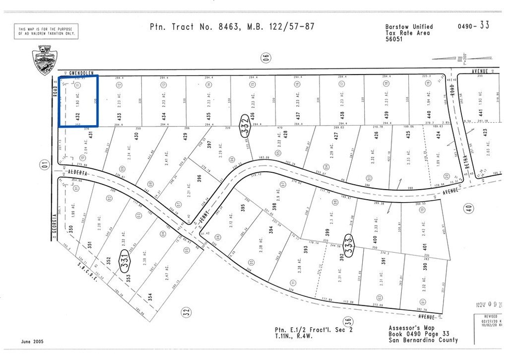 Undeveloped Residential Land in Hinkley