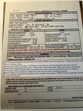 Residential Land in Pahrump, Nevada