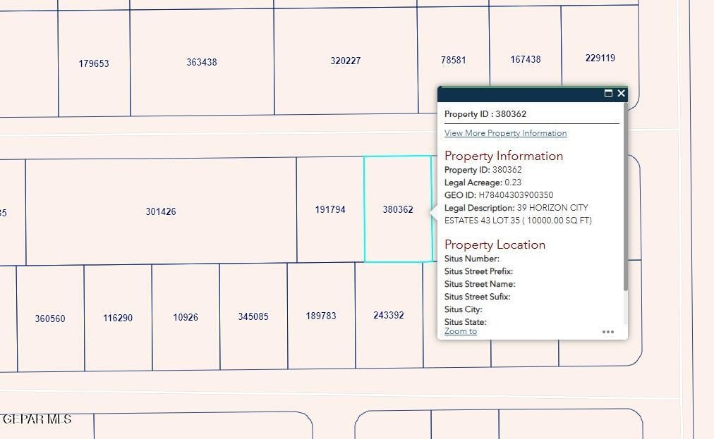 Horizon City Vacant Lot