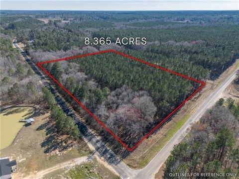 Wooded Homesite near Eastman, Georgia