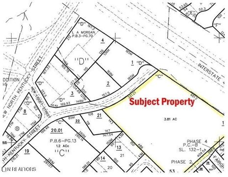 Commercial Development Land with Interstate Access