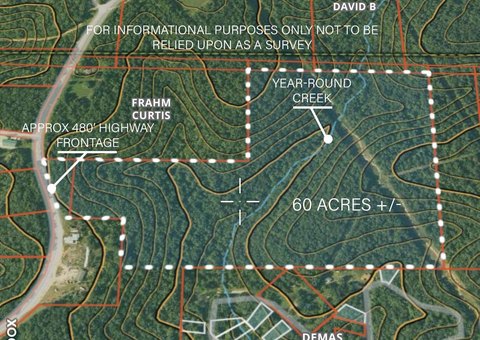 60 Acres in Hardy, AR