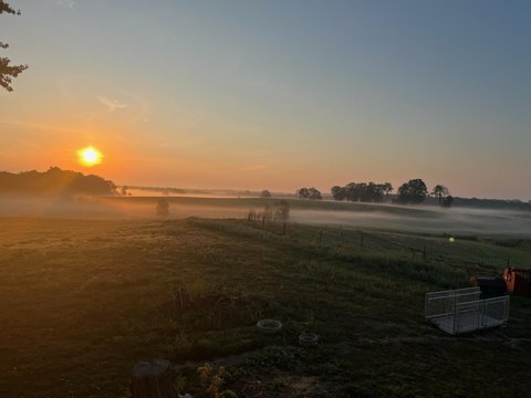 Land with Hillside and Pond