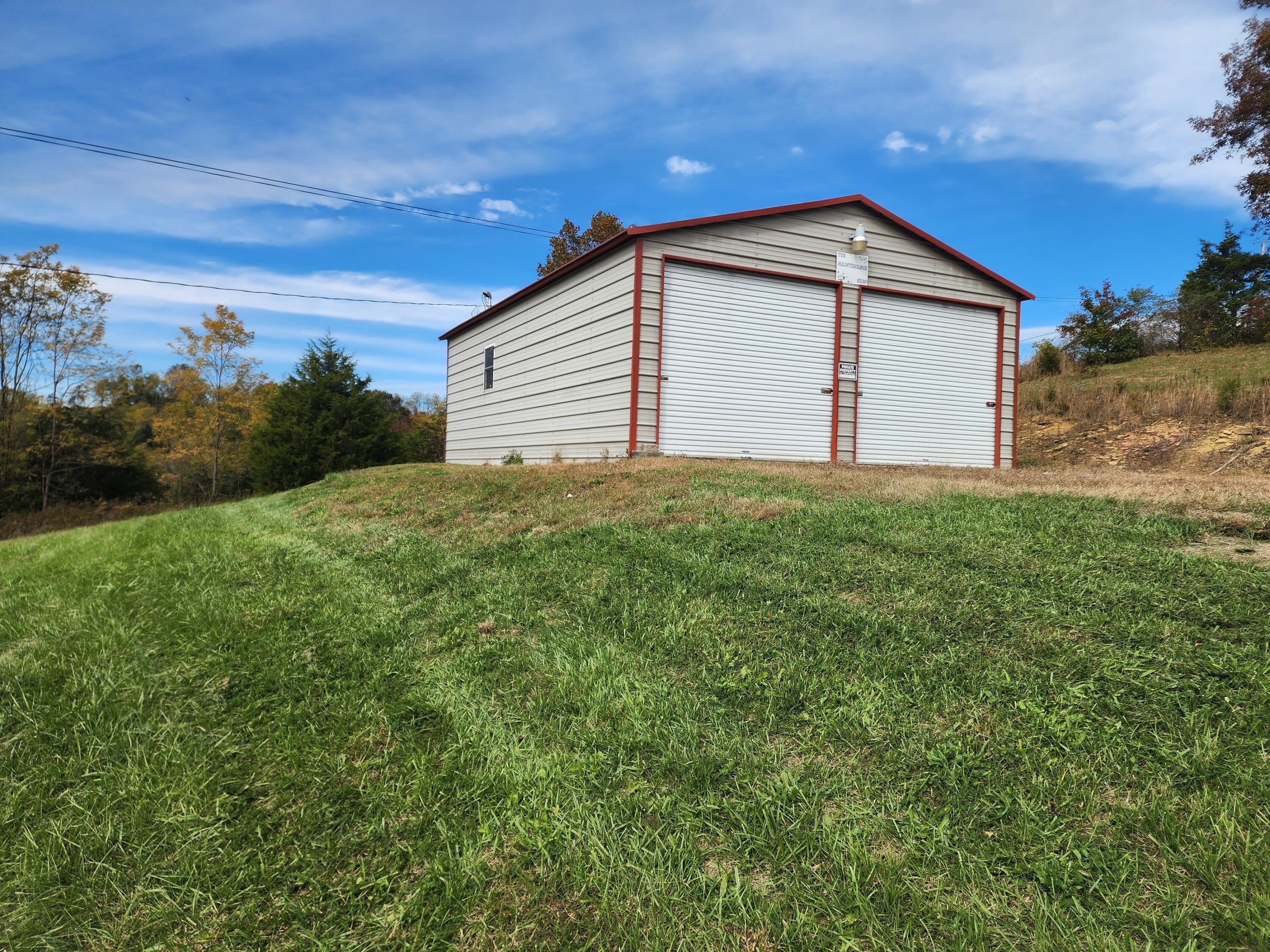 Usable Land with Metal Garage