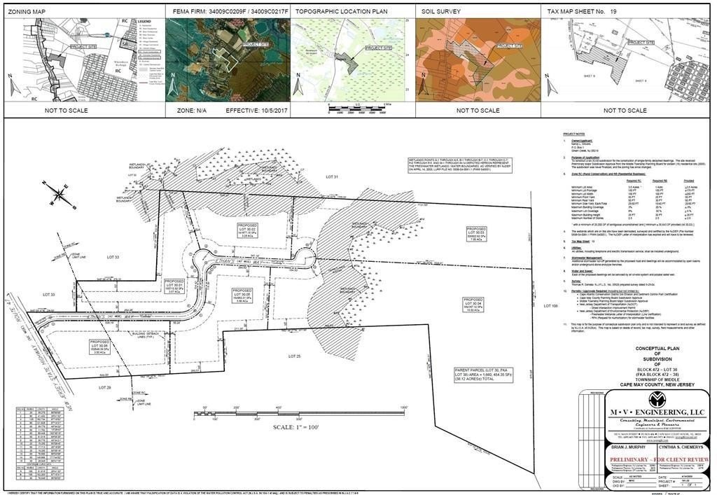 Cape May Land Subdivision Potential