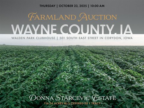 Farmland Auction Near Allerton, Iowa