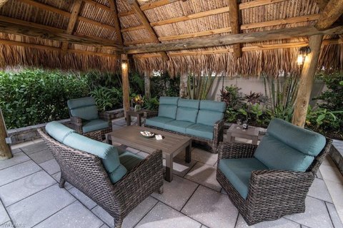 RV Lot with Casita and Tiki