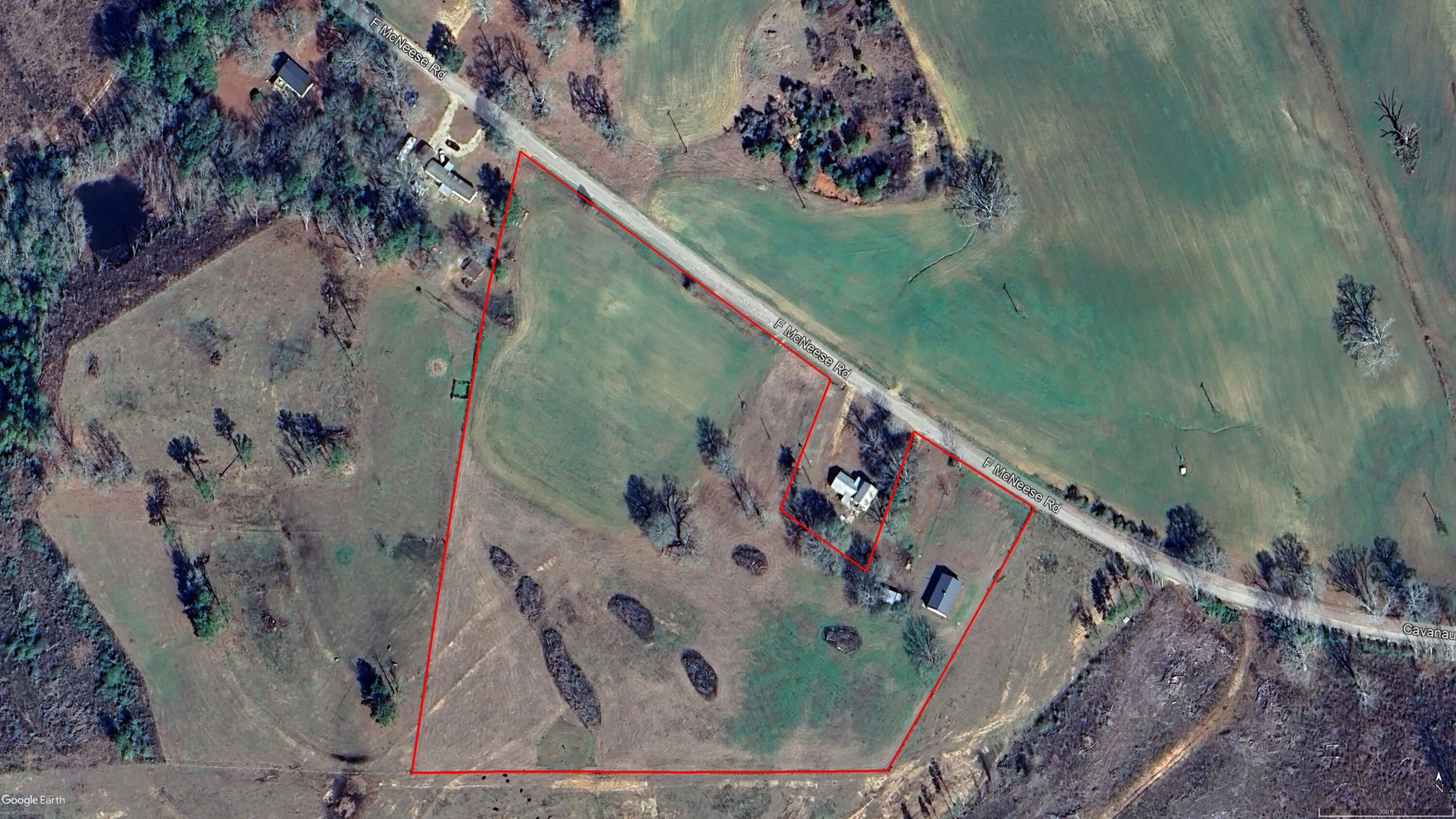 Fenced Pasture Land with Barn