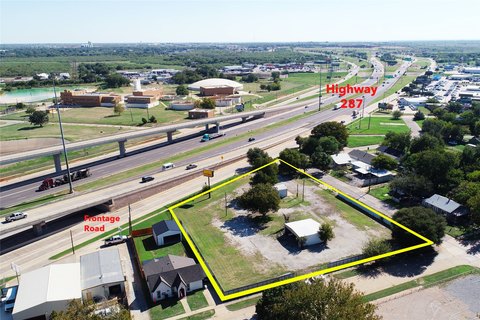 Fenced Commercial Land with Office